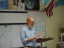 Steven Fletcher in a Language Arts Classroom